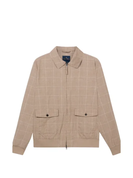 Kostkovaná bomber bunda Brooks Brothers