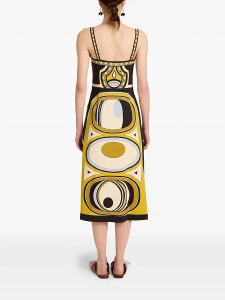 Rochie La Doublej galben