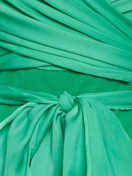 Top Sandro cu legături verde