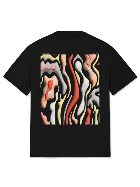Johnny Urban Tričko Sammy Lava zmiešané farby čierna
