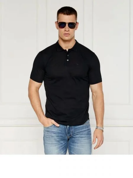 Emporio Armani Tenisz póló kék
