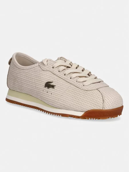 Lacoste Club-Low sneakers Summer Formal Pack sneakers pentru femei din piele bej