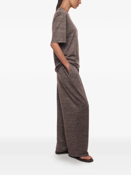Pantaloni 12 Storeez alergare cu cordon maro