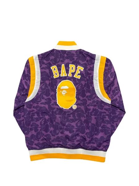 Geacă bomber A Bathing Ape® cu imagine violet