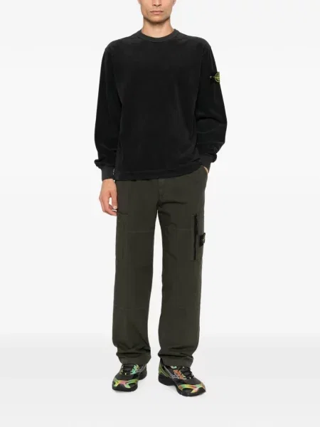 Πουλόβερ Stone Island κοτλέ πέτρες γκρι