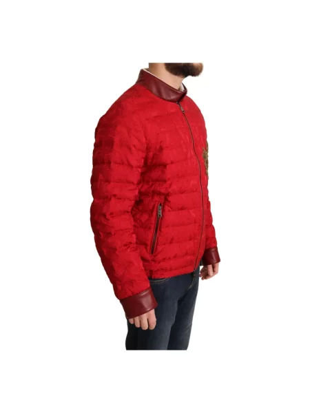 Kurtka bomber Dolce And Gabbana czerwony