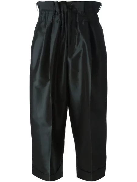 Cropp pantaloni Comme Des Garçons plisate negru
