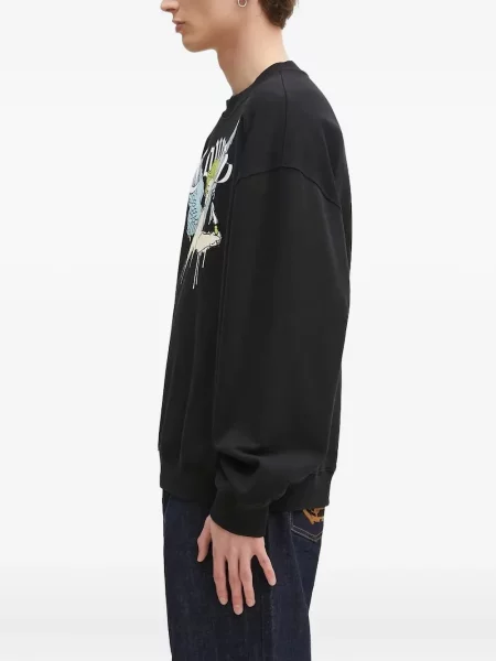 Hanorac Marcelo Burlon County Of Milan cu imagine negru