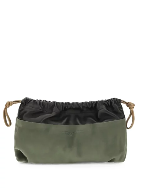 Geantă plic Pierre Hardy din piele verde