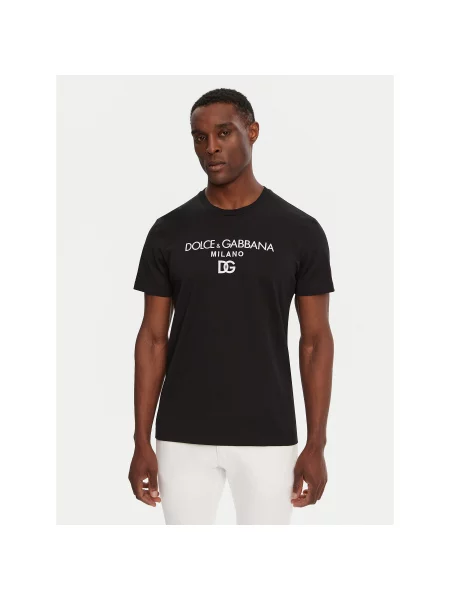 Dolce&Gabbana Majica Regular Fit črna