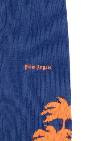 Spodnie dziecięce Palm Angels niebieskie