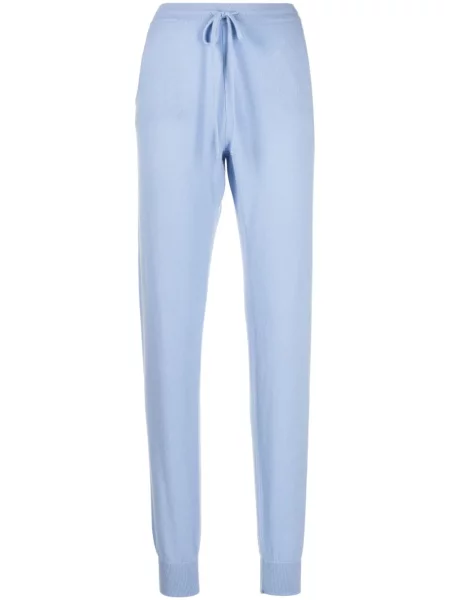 Pantaloni Teddy Cashmere din cașmir teddy albastru