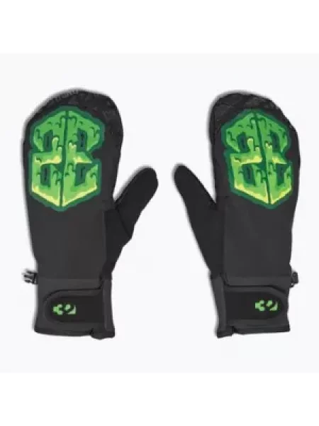 Сноубордичні рукавиці ThirtyTwo Gateway Mitt чорні/зелені чорні