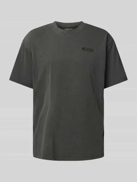 T-shirt o luźnym kroju z nadrukiem z logo G-star Raw czarna
