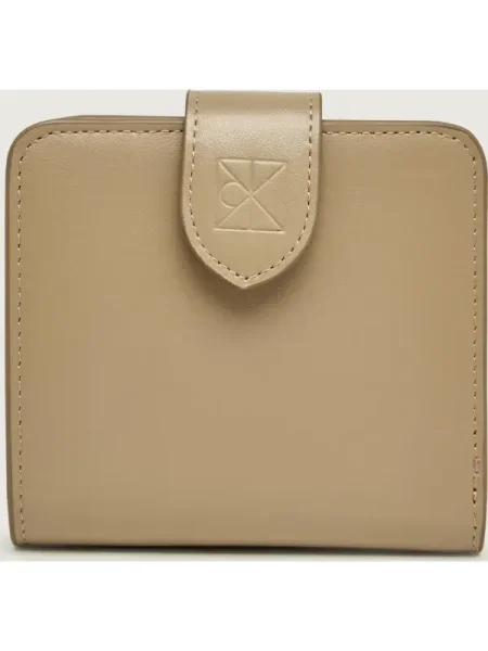 Calvin Klein De piele portofel bej
