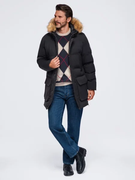 Parka Ombre crna