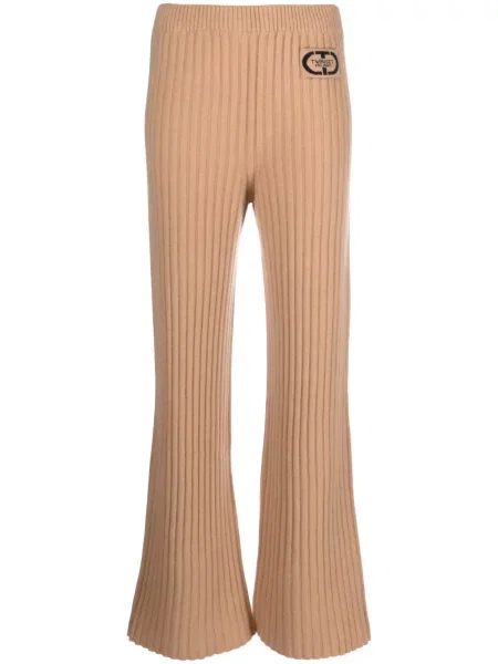 Pantaloni Twinset tricotate