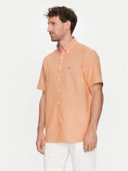 Bugatti Cămașă Modern Fit portocaliu