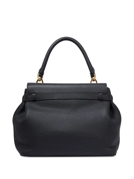 Geanta de piele Lancel din piele negru