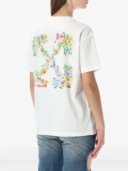 Tricou Off-white cu imagine alb