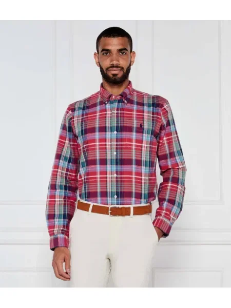 POLO RALPH LAUREN Cămașă | Custom fit roșu