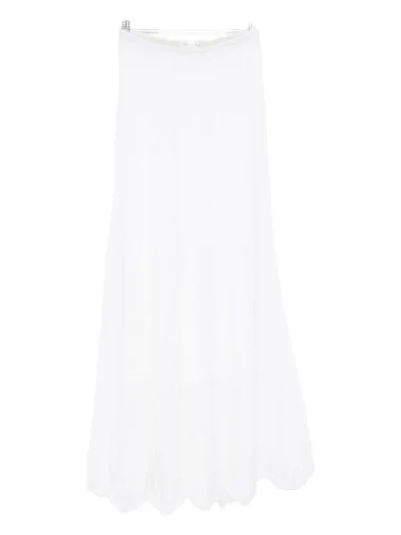 Fusta plisata Forte_forte plisată alb