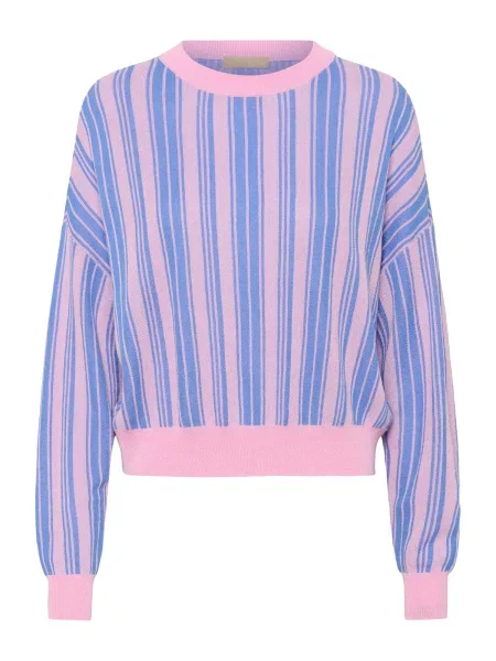 CULTURE Pulover CUDeny azuriu roz