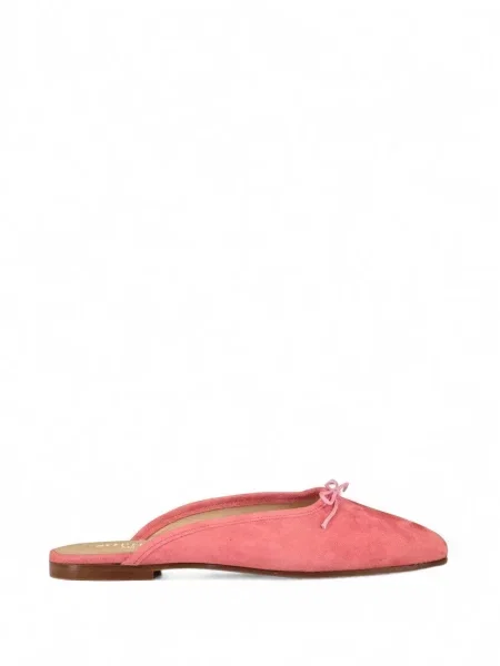 Papuci tip mules Sophique cu funde roz