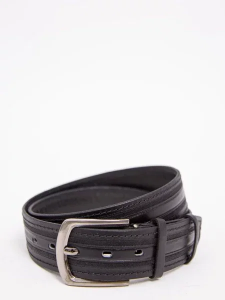 Ремень Ager из искусственной кожи с ремешками черный