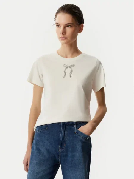 JOOP! Tricou Tamme argintiu alb