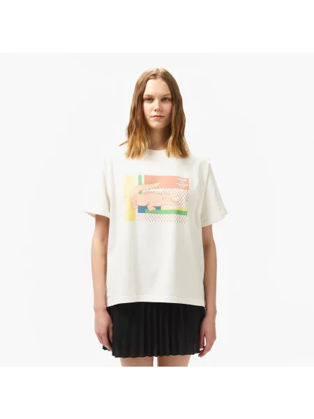 Lacoste футболка біла