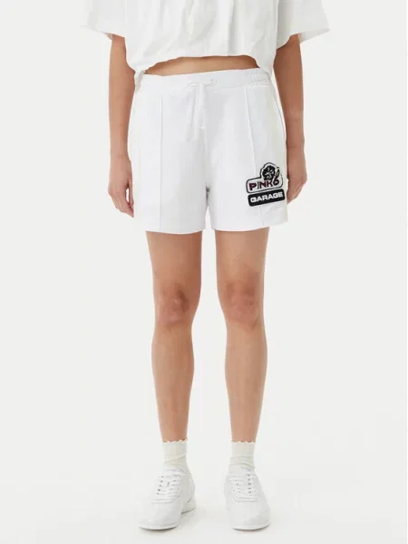 Pinko pantaloni scurți alb