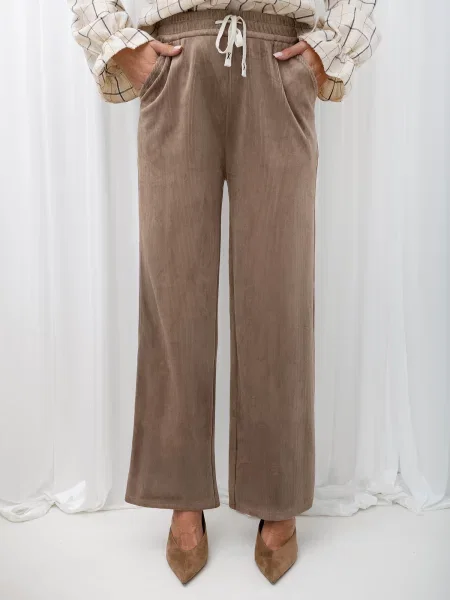 Hlače Italy Moda bež