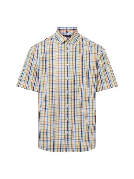 Van Graaf koszula casual Mężczyźni Regular Fit wielokolorowy w kratkę