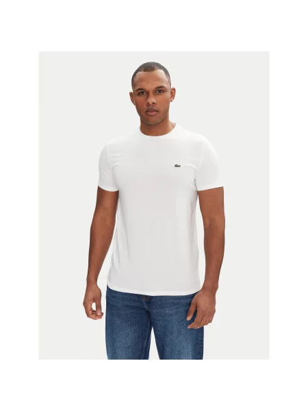 Lacoste Marškinėliai Regular Fit balta