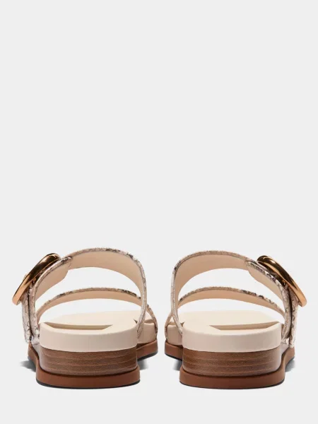 Кожаные шлепанцы Cole Haan бежевые