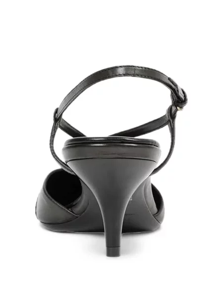 Pantofi cu toc Miu Miu slingback negru