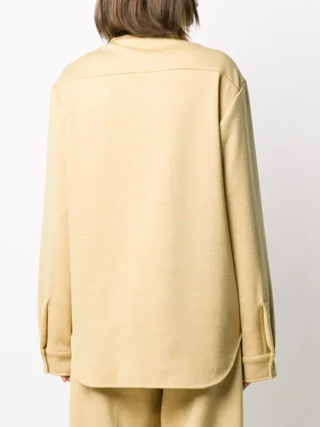 Pulover Jil Sander lung galben