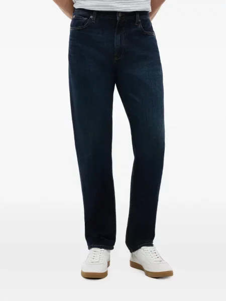 Τζιν με ίσιο πόδι Tommy Hilfiger με αυτόγραφο μπλε