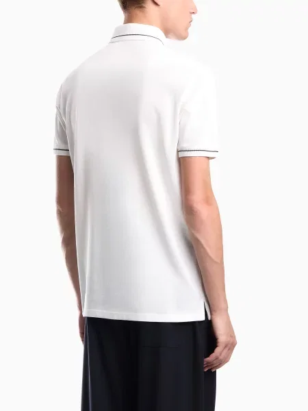 Поло Emporio Armani білий