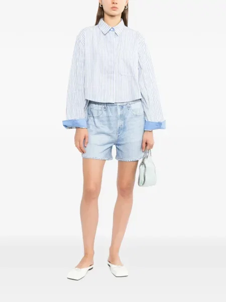 Pantaloni scurți Rag & Bone de drumeție albastru