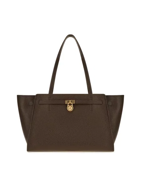 Shopperka Michael Kors skórzana brązowa