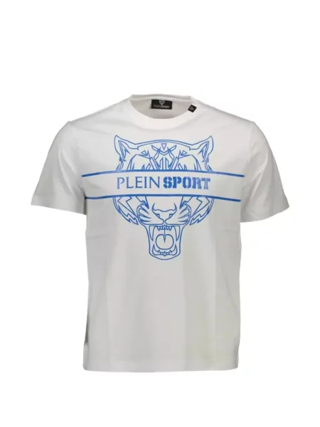 Tricou sport Plein Sport cu imagine cu dungi de tigru alb