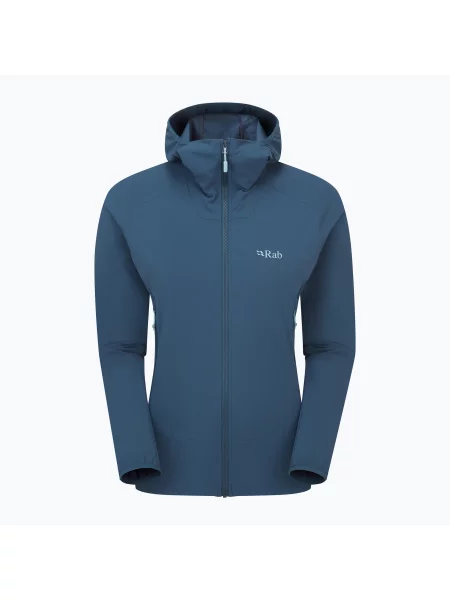Kurtka softshell Rab Borealis Hoody tempest blue niebieska