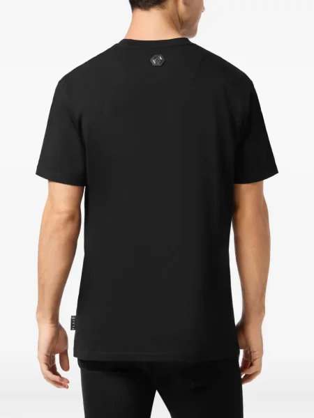 Tricou Philipp Plein cu imagine negru