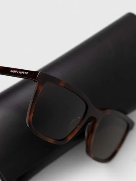 Saint Laurent ochelari de soare barbati maro negru