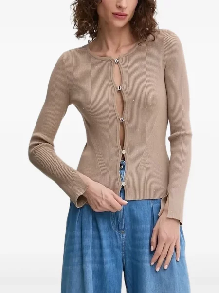 Cardigan Guess cu paiete maro