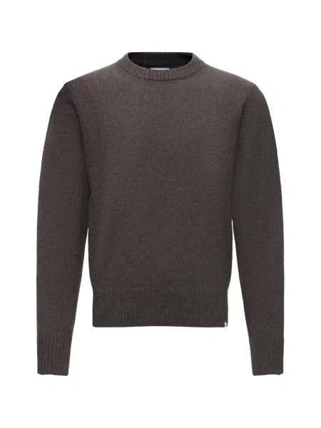 NORSE PROJECTS Pulóver Stensmark csokoládé
