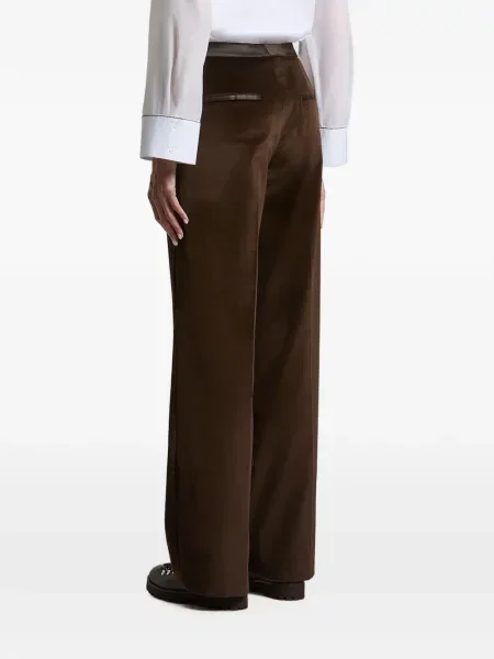 Pantaloni Peserico de catifea maro