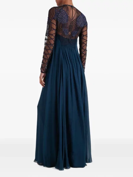 Rochie maxi Temperley London albastru
